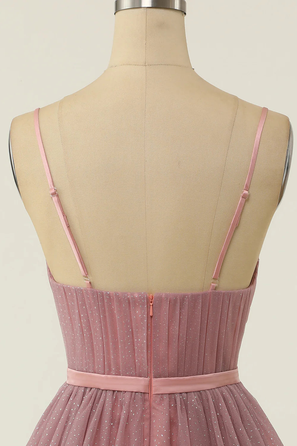 A Line Spaghetti Straps Short Homecoming Dress With Bows