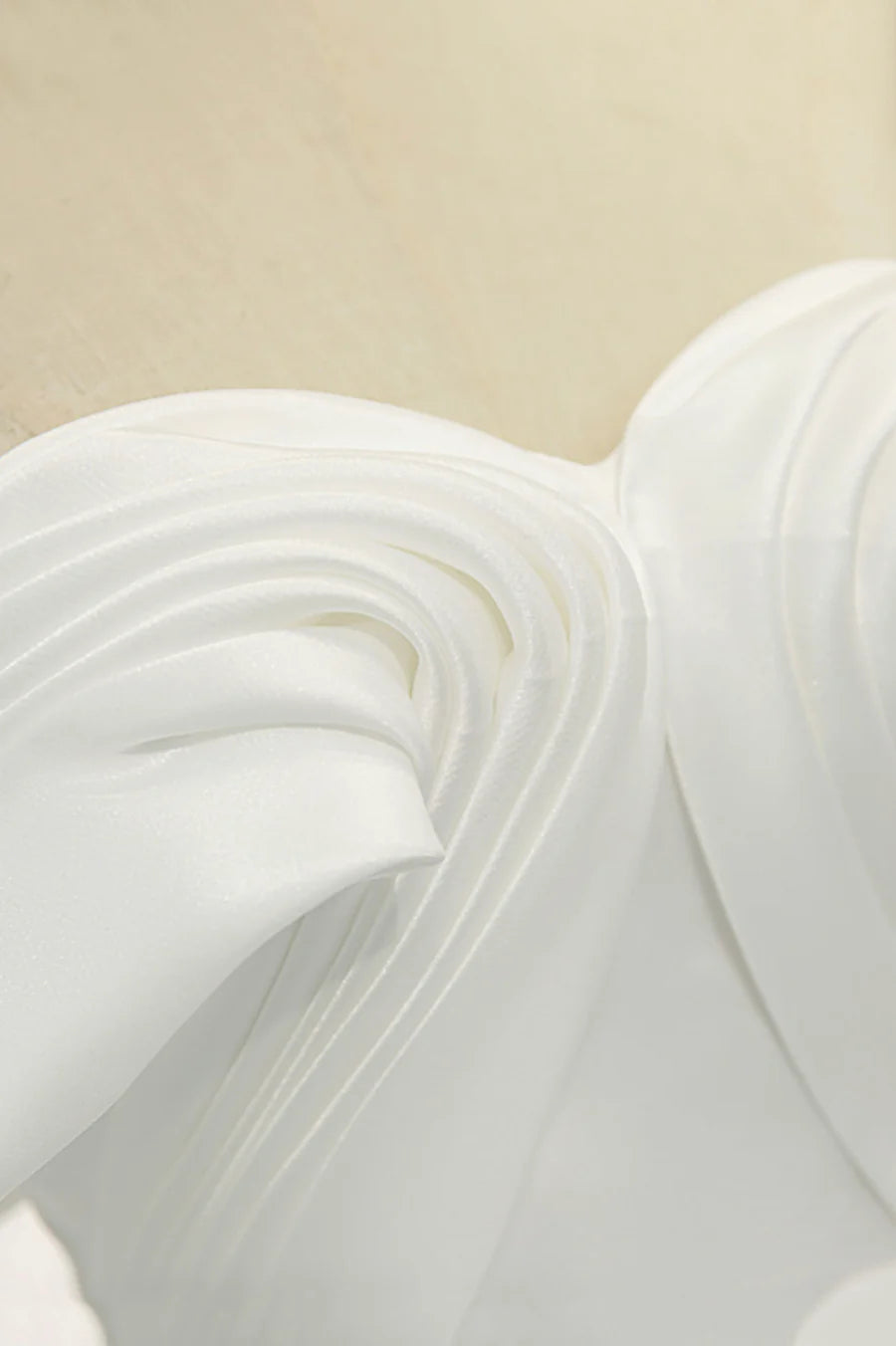Open Back Off the Shoulder Wedding Dresses Sweep / Brush Train White Satin Long Pleated Prom Dress