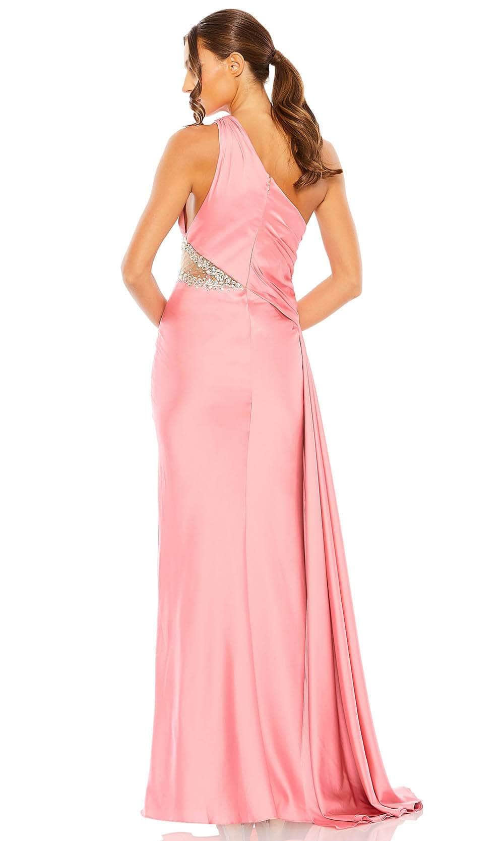 Elegant Black Satin Spaghetti Strap with Floral Embroidered Illusion Bodice Evening Dress