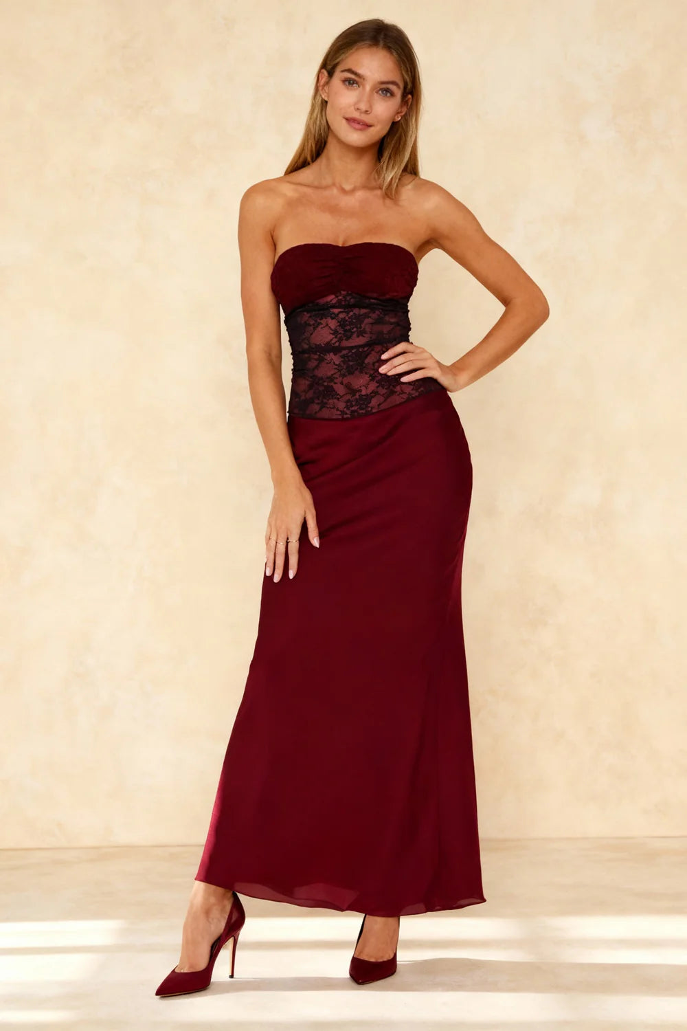 Glamorous Black Strapless Mermaid Gown with Lace Corset Bodice, Evening Dresses