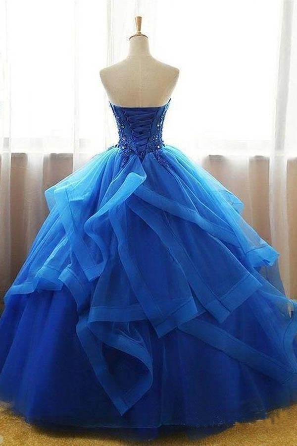 Sheath Ball Gown Floor Length Organza Lace Prom Dresses With Applique