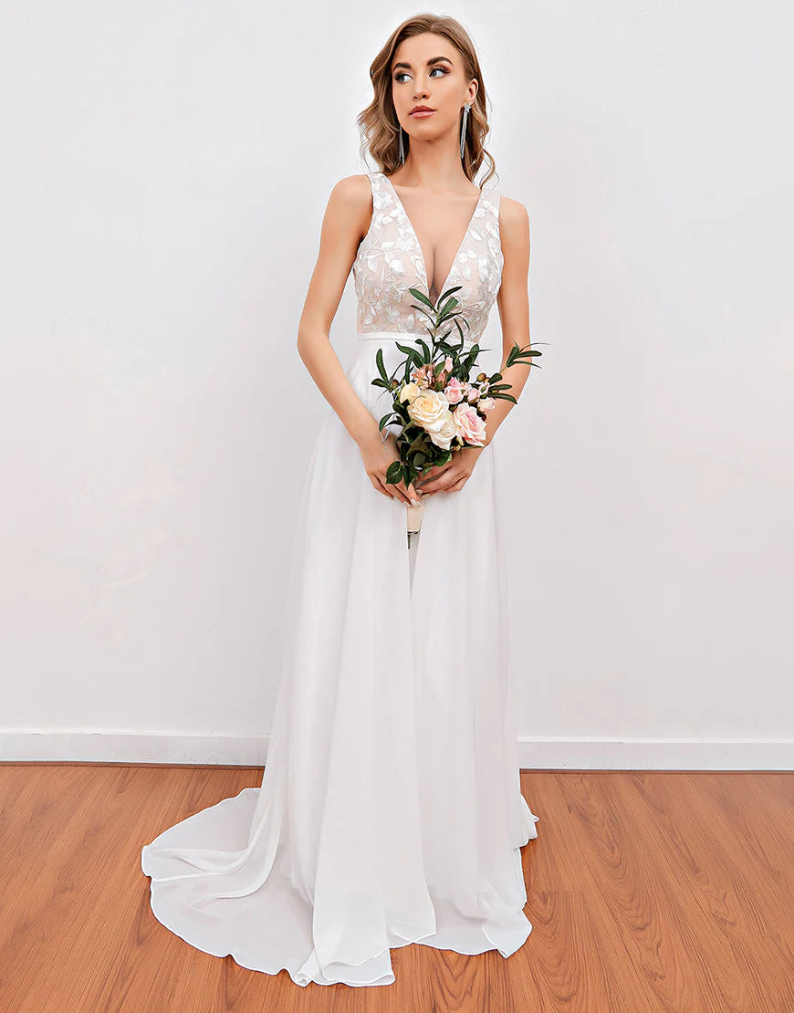 Embroidery Wedding Dress
