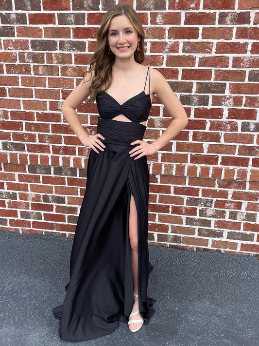 Cut Out Mermaid Long Prom Dress