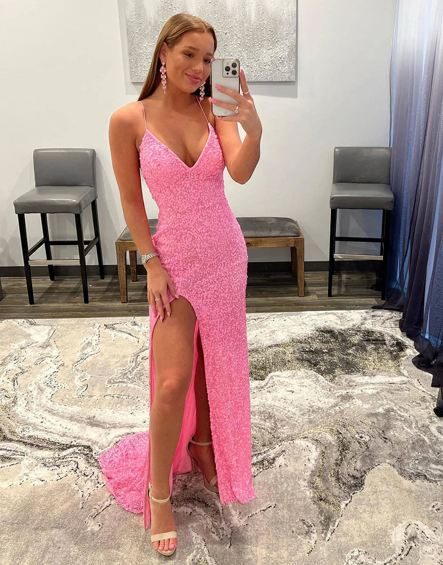Long Prom Dress with Detachable Skirt