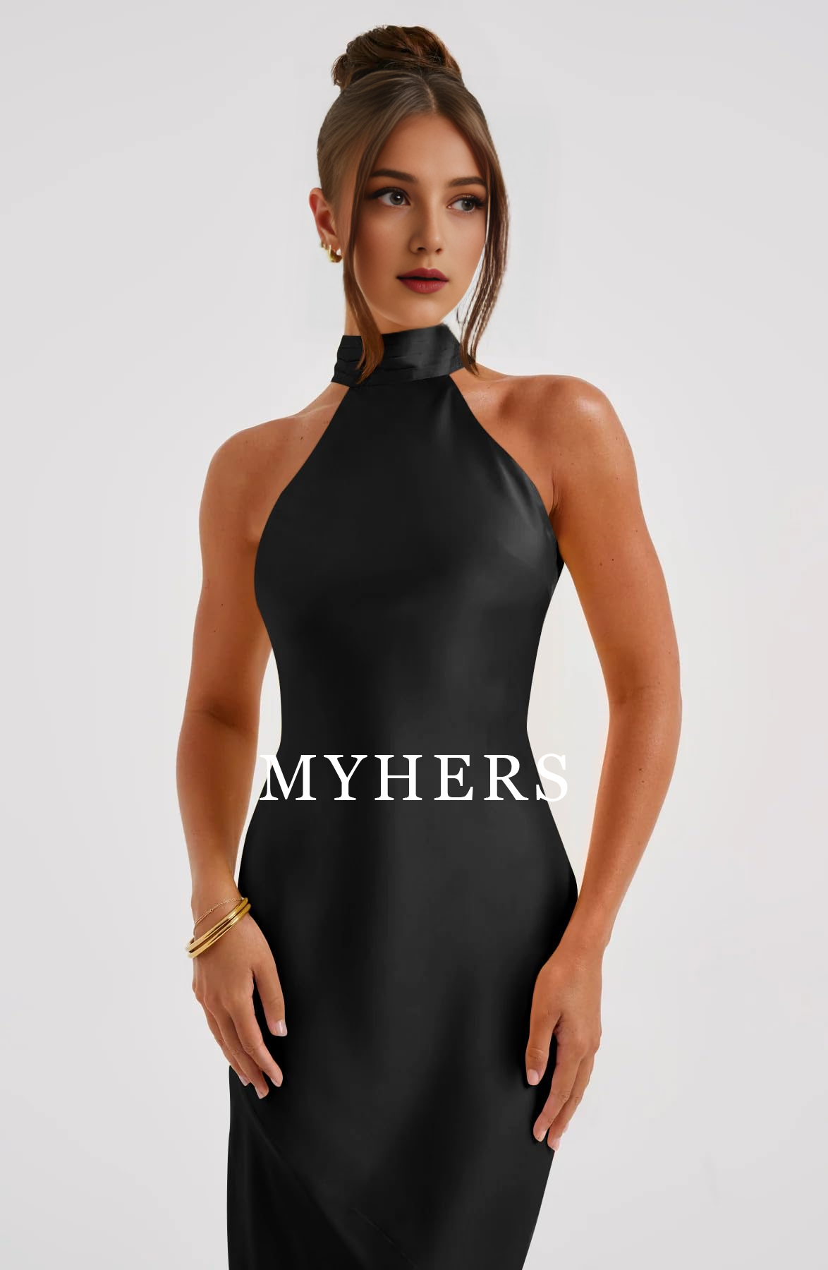 Formal Wear Dresses Women's Sexy High Split Sleeveless Backless Party Wedding Guest Dresses Prom Dress