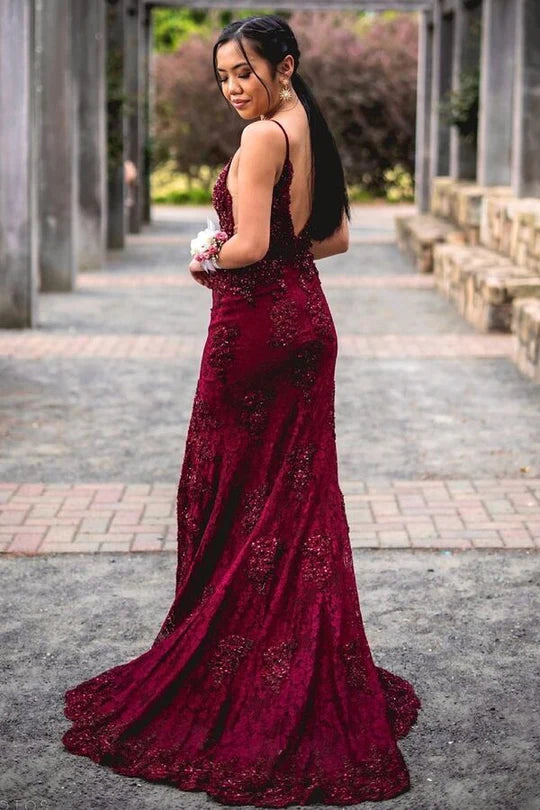 Mermaid  Long Formal Dress with Slit