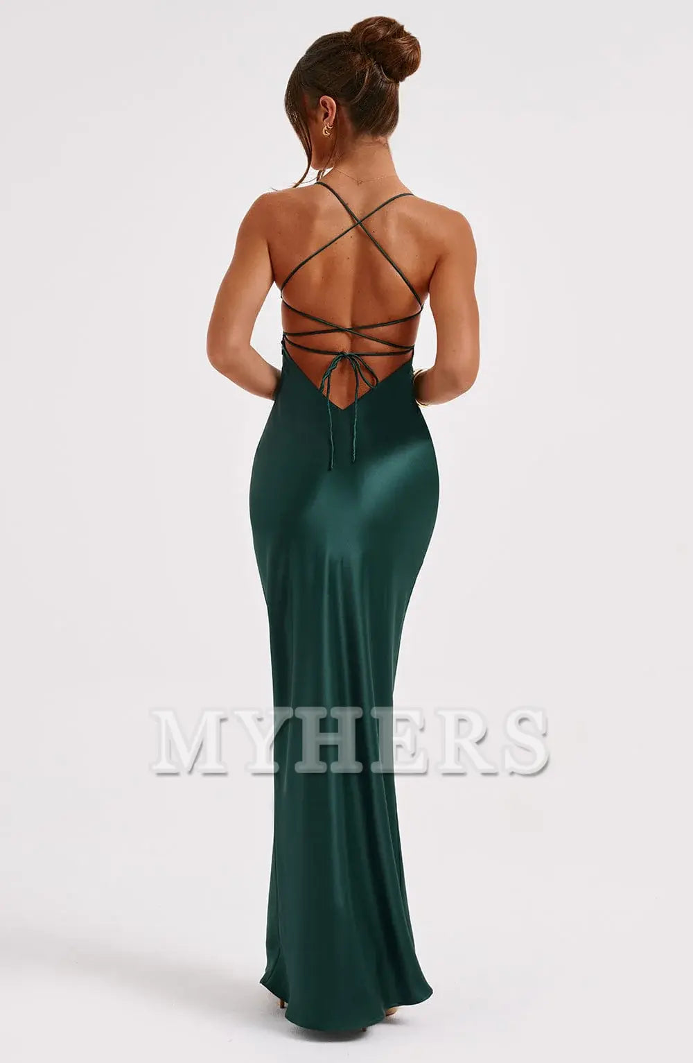 Mermaid Spaghetti Strap Backless Sheath Charming Dresses Exquisite Bridesmaid Dresses Wedding Guests Dresses