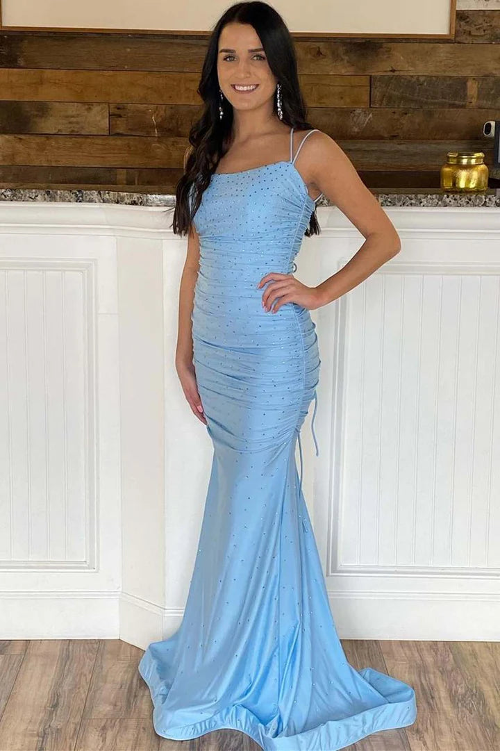 Mermaid Long Prom Dress with Sparkles