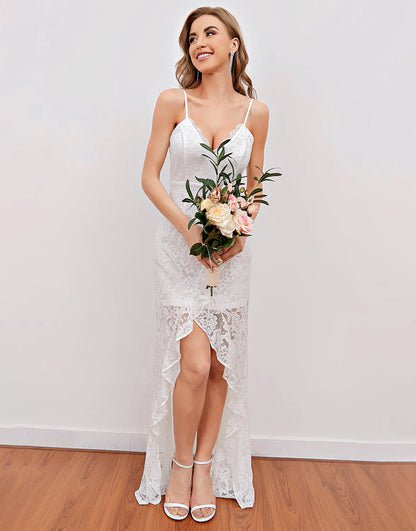 Lace Beach Wedding Dress