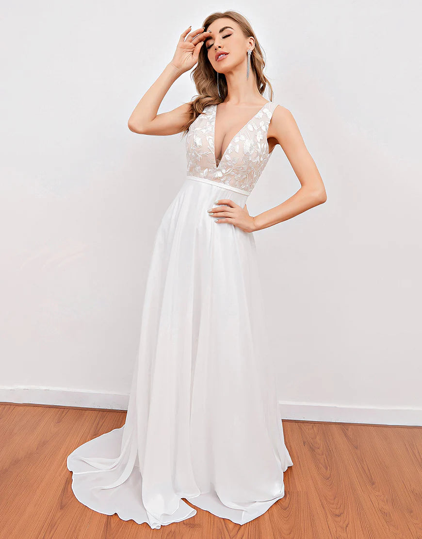 Embroidery Wedding Dress