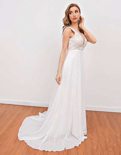 Embroidery Wedding Dress