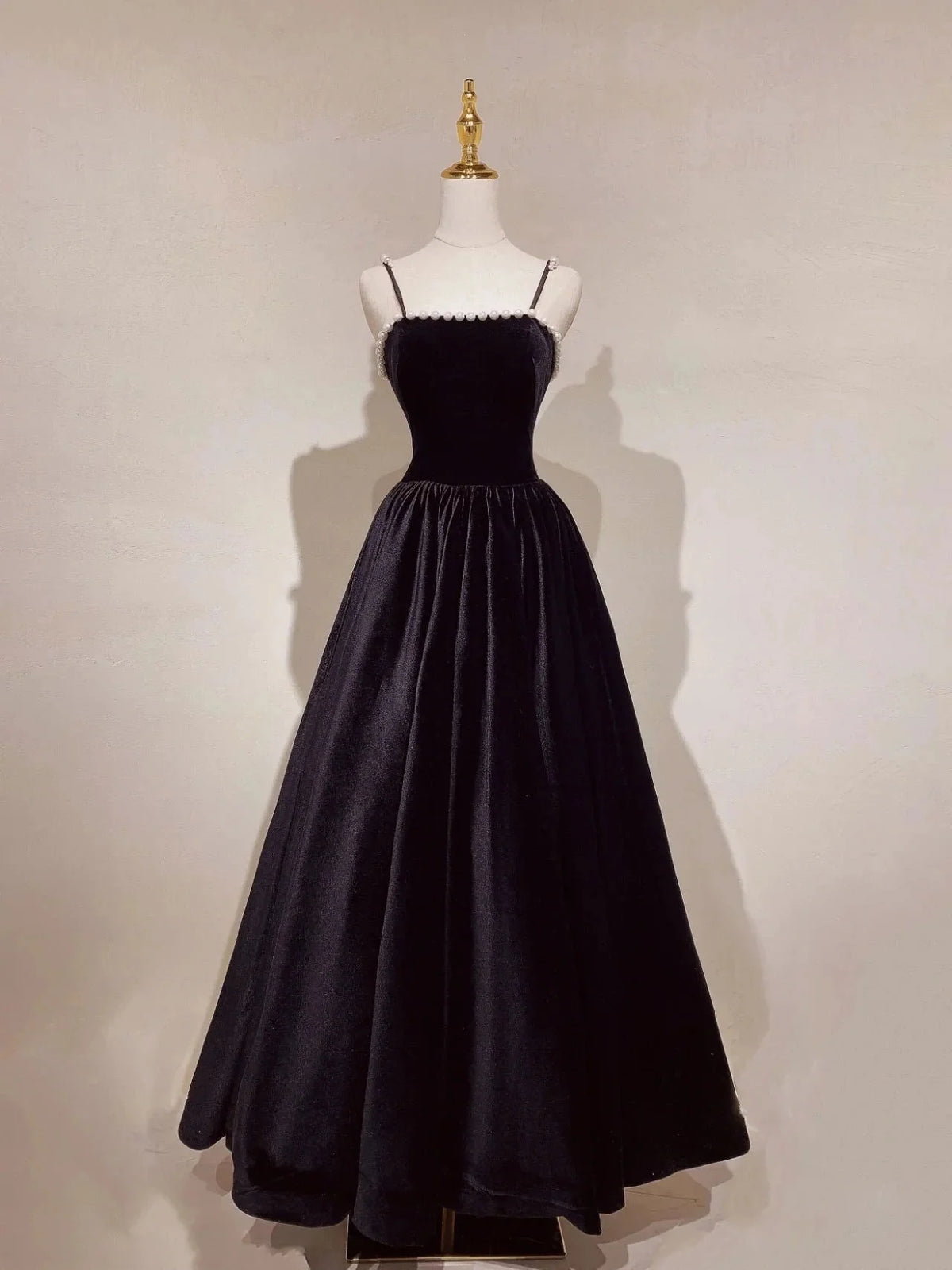 Formal Women's Dresses Wedding Guest Dresses Elegant A-Line Spaghetti Straps Sleeveless Backless Long Prom Dresses Beading High Quality Evening Dress