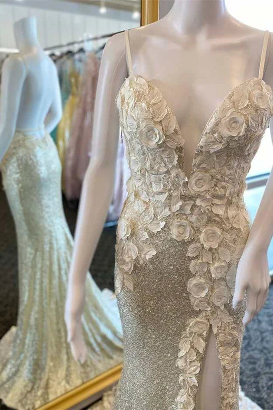 Stunning  Sequins Mermaid Long Formal Dress