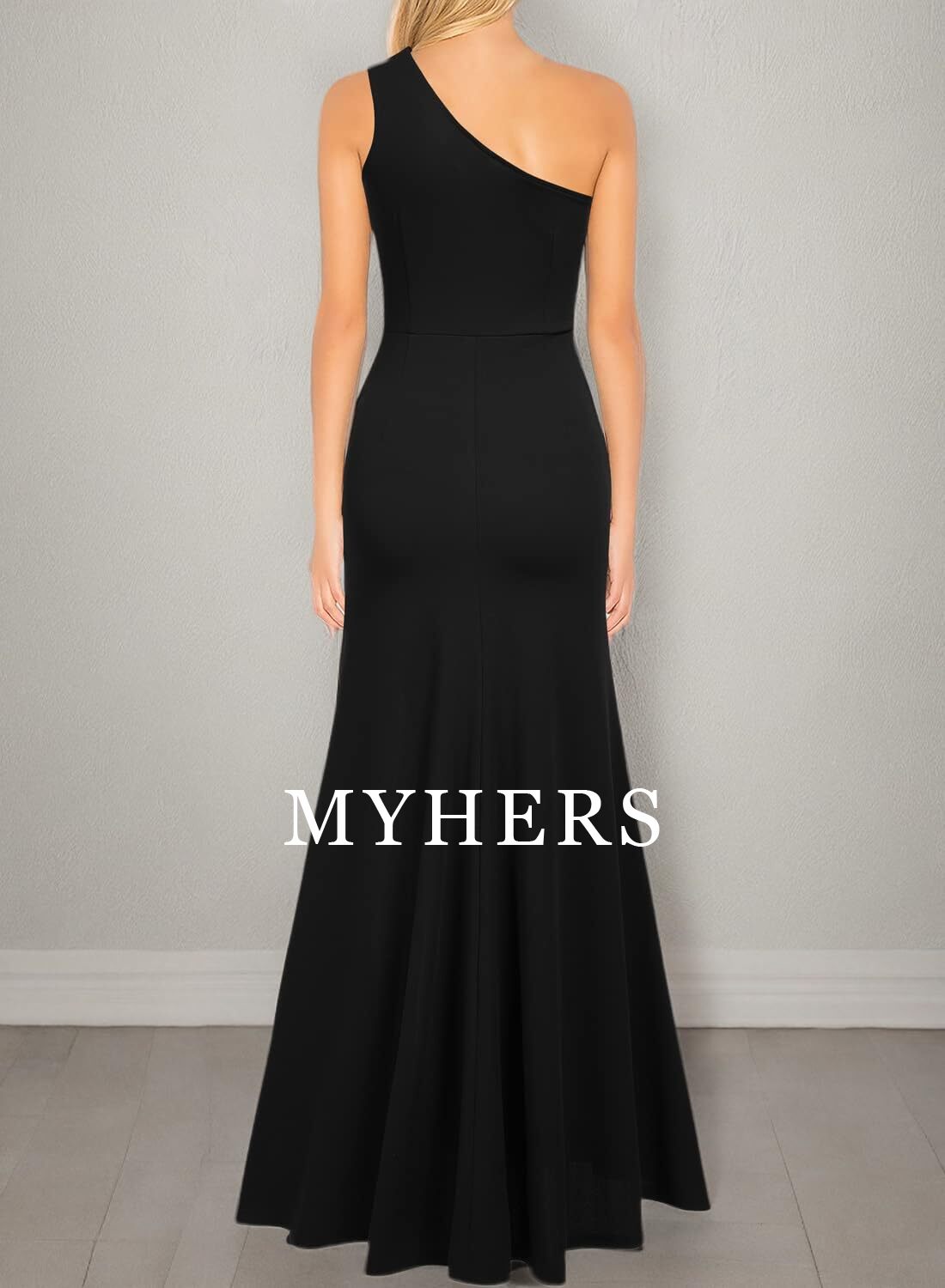 Formal Wear Dresses One Shoulder Sleeveless Split Bodycon Mermaid Evening Cocktail Long Dress Prom Dress
