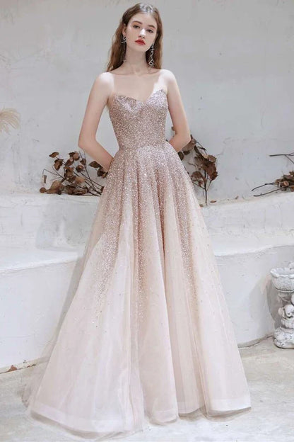 Gradient  Tulle Strapless Prom Gown with Cape