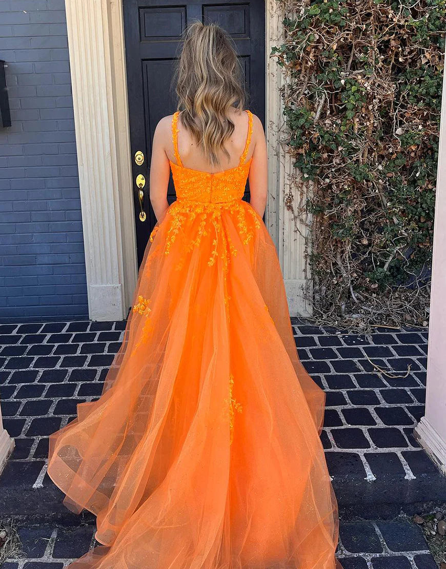 Mermaid Sweetheart Lace Long Prom Dress With Appliques