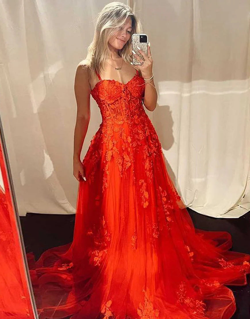 Off the Shoulder Prom Dress with Appliques