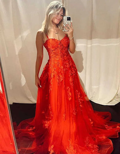 Off the Shoulder Prom Dress with Appliques
