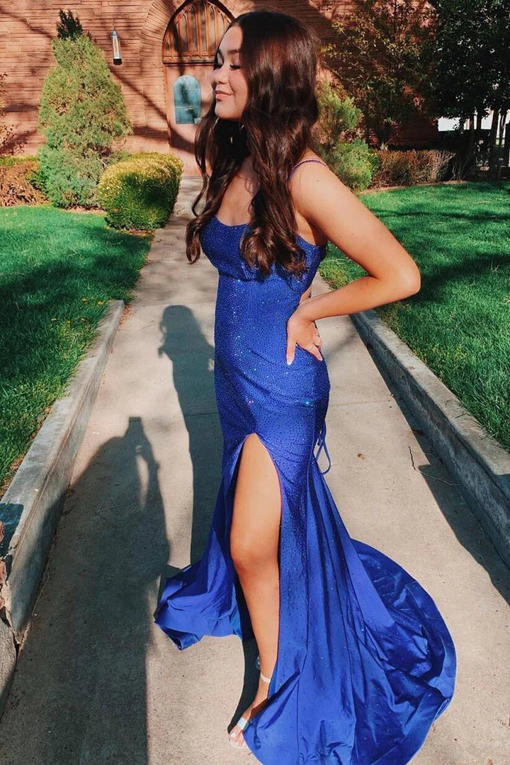 Mermaid  Side Slit Long Formal Dress