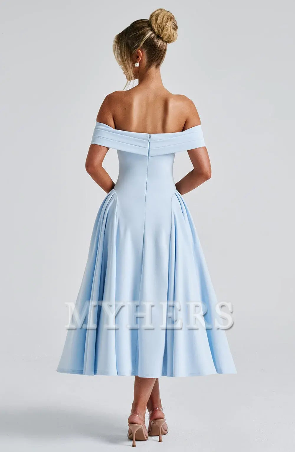 Exquisite Pleated Bateau Neckline High Quality Luxury Dresses Bridesmaid Dresses Wedding Guests Dresses