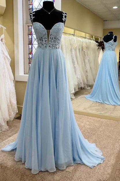 Off-the-Shoulder A-line Princess Prom Gown
