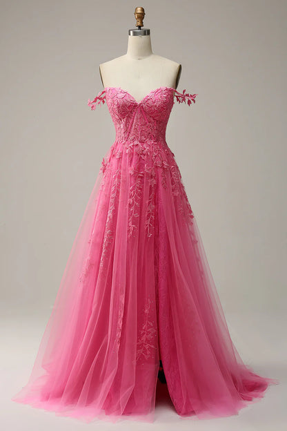 My Hers Ladies Formal Dress Exquisite A Line Sweetheart Spaghetti Straps Fashion With Appliques Prom Dress