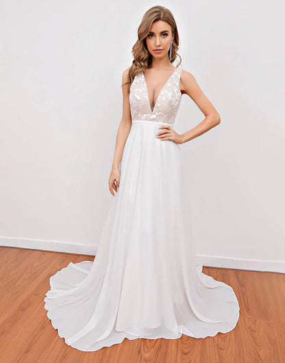 Embroidery Wedding Dress