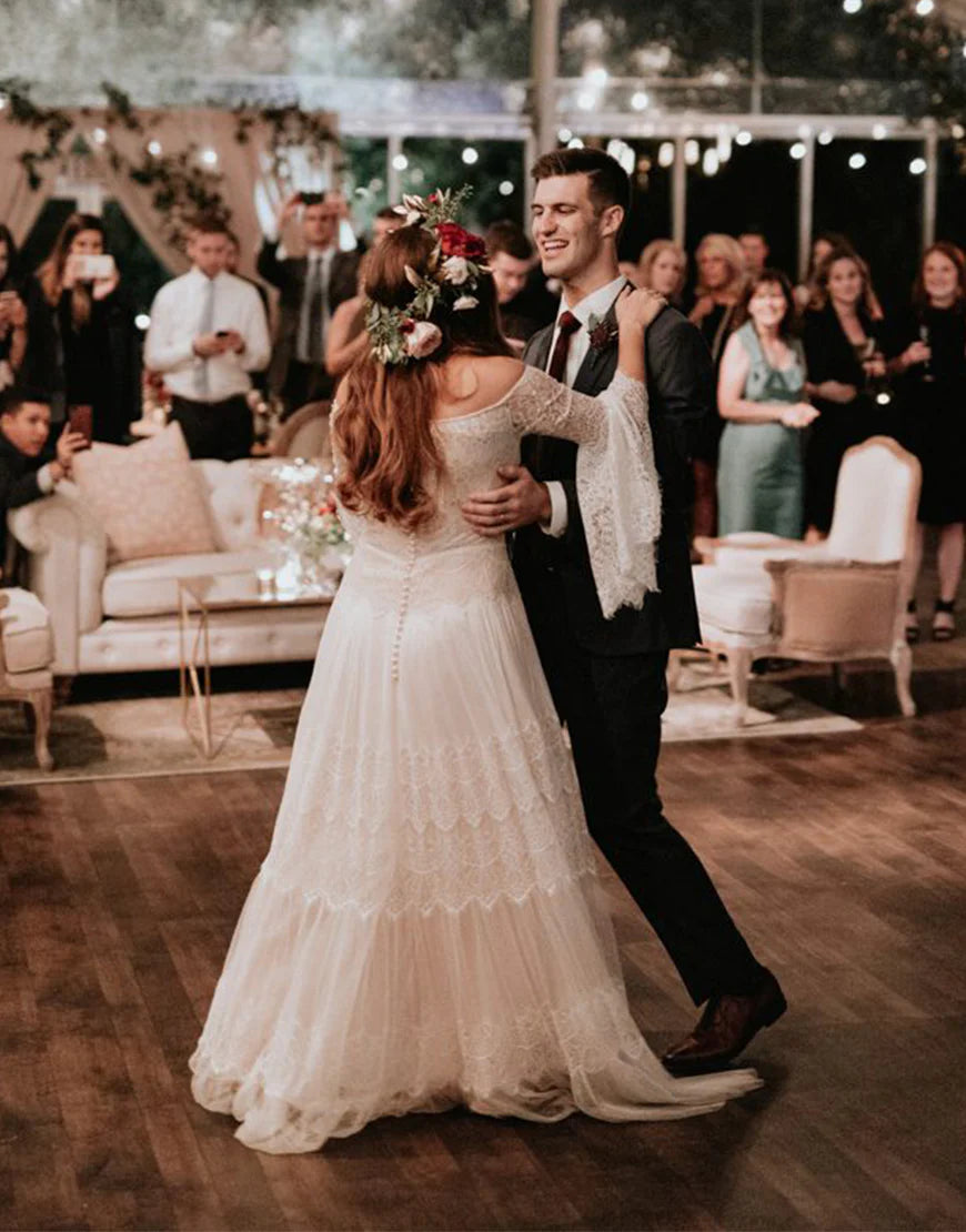 Plus Size Lace Wedding Dress