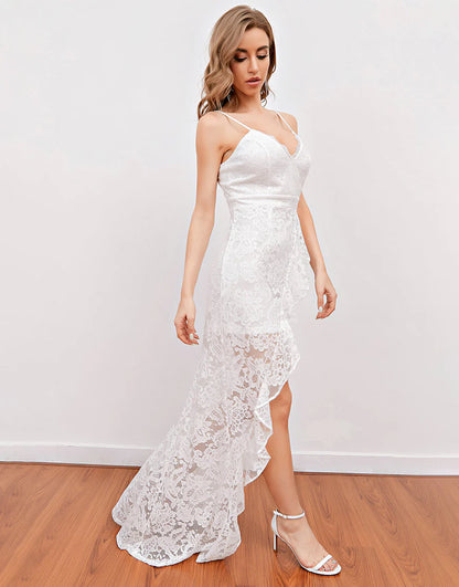 Lace Beach Wedding Dress