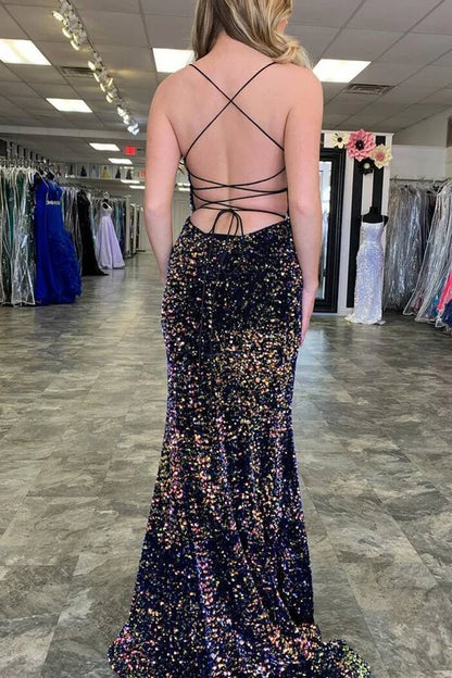 Glitter Mermaid  Sequins Long Formal Dress