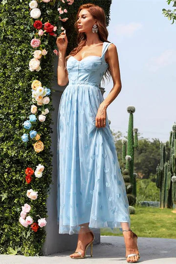 Tulle Sweetheart A-line Sleeveless Prom Gown