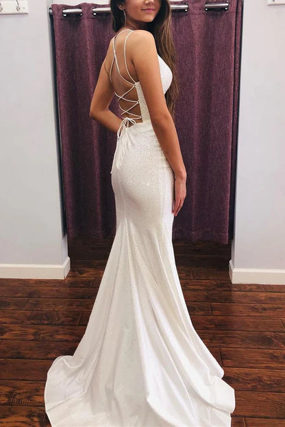 Empire Beaded  Long Formal Dress