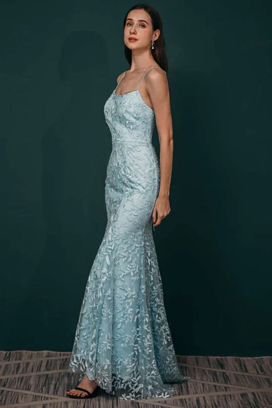 Applique Lace Mermaid Dress