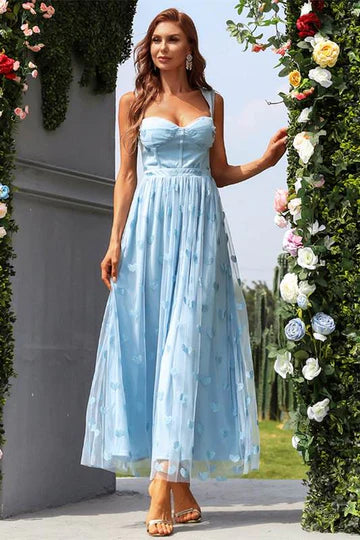 Tulle Sweetheart A-line Sleeveless Prom Gown