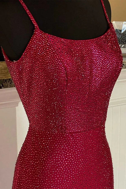 Trumpet  Beaded Long Formal Dress