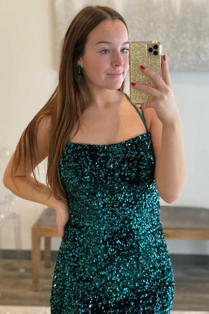Sequins Mermaid Long Formal Dress