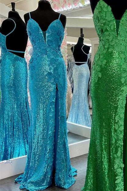 Stunning  Sequins Mermaid Long Formal Dress