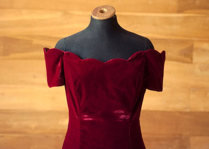 Velvet Dress Short skirt Off Shoulder Christmas Dress Formal Wear Dresses Wedding Guest Dress Evening Dress
