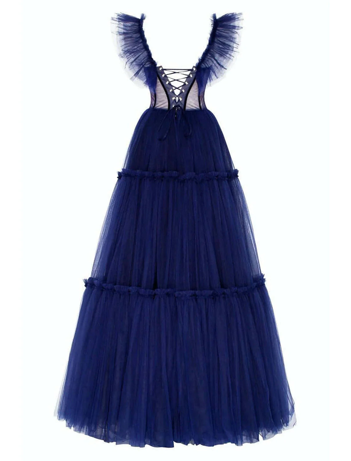 A-Line Prom Dresses Elegant Dress Wedding Guest Floor Length Short Sleeve Off Shoulder Tulle with Pleats RufflesA-Line Prom Dresses Elegant Dress Wedding Guest Floor Length Short Sleeve Off Shoulder Tulle with Pleats Ruffles