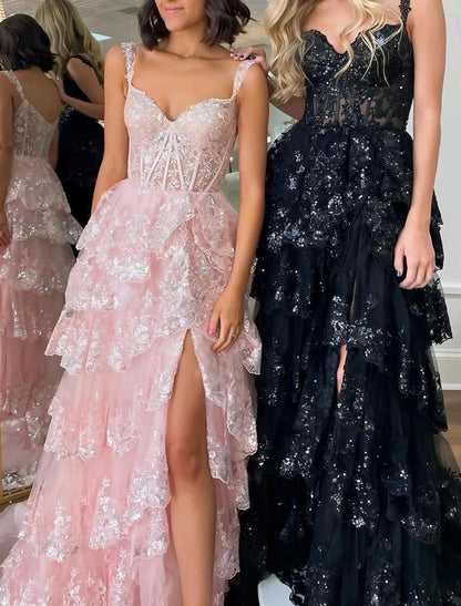 Sheath Mermaid Prom Dresses Corsets Dress Evening Party Court Train Sleeveless Off Shoulder Appliques with Sequin Slit