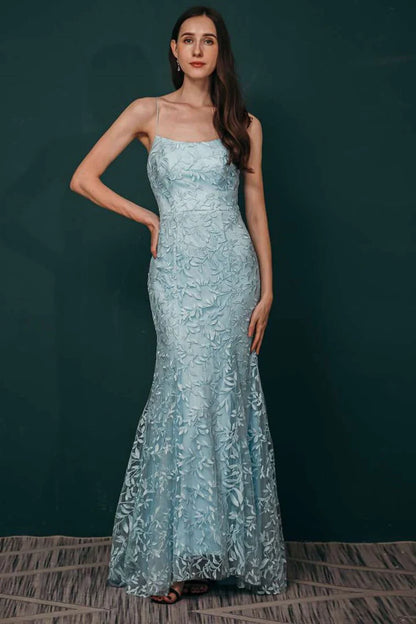 Applique Lace Mermaid Dress